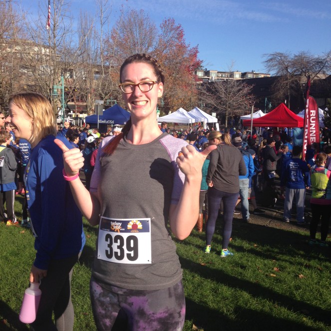 Non stop running and a smile too