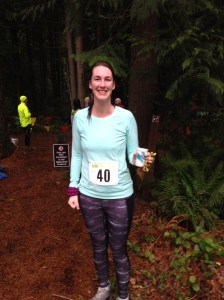 Happy face from a soaked through runner!